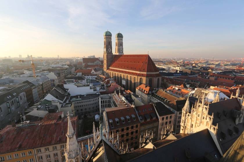 Frauenkirche am frühen Abend 1741