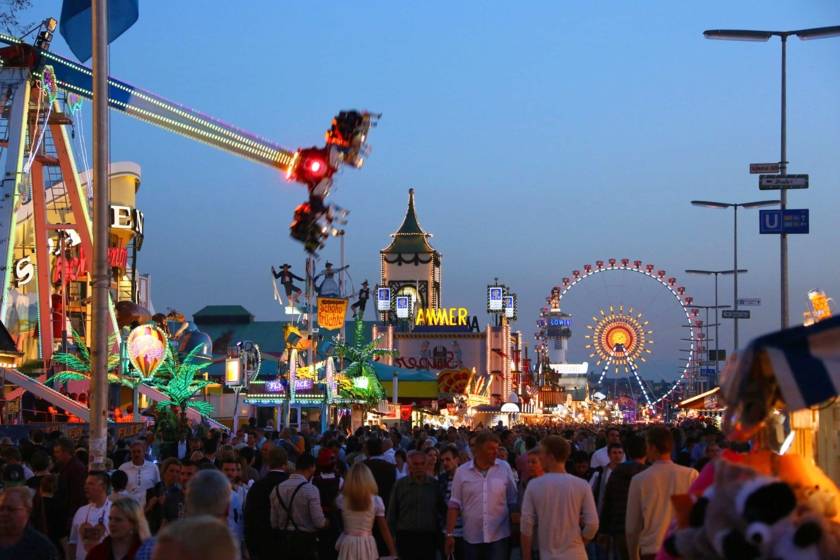 Oktoberfest Fahrgeschäfte 1867