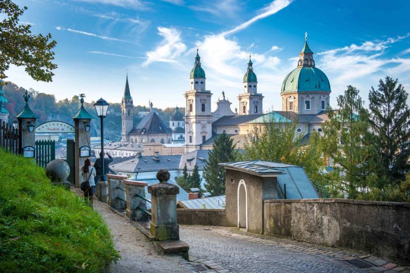 Salzburg Dom vom Stieglkeller