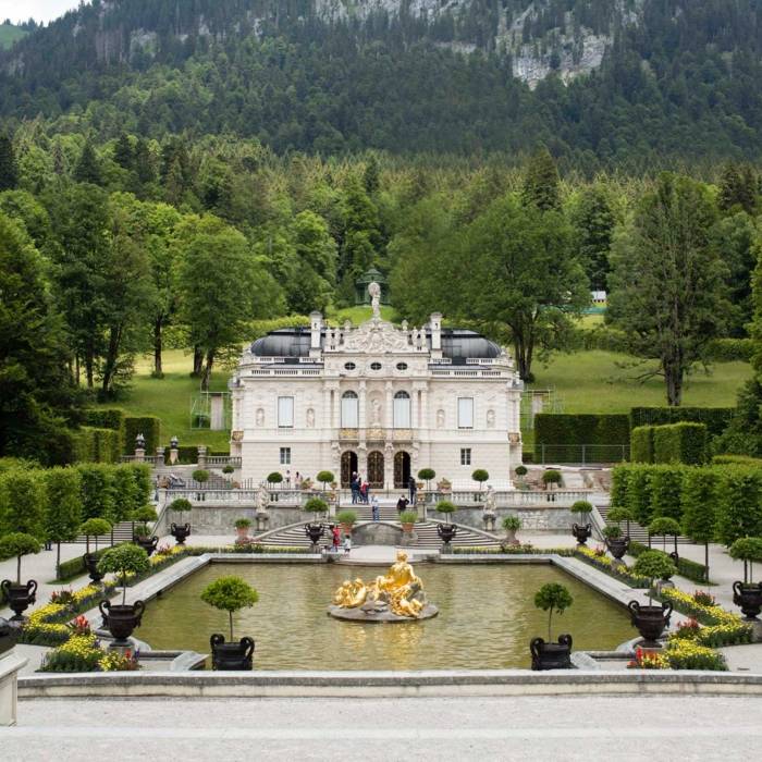 Schloss Linderhof Linderhof Castle, Ettal ten Dolle Cring1973