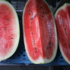 Melon quarters wrapped in cling film