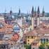 View of the beautiful old town of Würzburg.