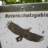 A street sign referring to a nature reserve in Munich.