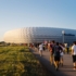 People on their way to Allianz Arena in Munich