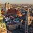 Towers at Marienplatz in Munich