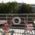 Tables, chairs and a lifebuoy on the deck of the MS Utting in Munich