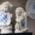 Lions with Bavarian coat of arms in porcelain