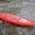 Red board in the water