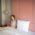 Young woman with records in a hotel room in Munich.