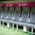 Bench in the Allianz Arena in Munich for football players and coaches.