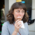 Young woman with an ice cream cone in Munich.