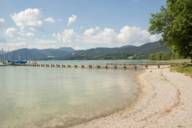 Strandbad Kaltenbrunn in the hinterland of Munich.