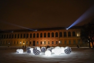 Light balls at the Kunstareal in Munich