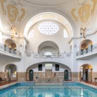 The interior of the Müllersches Volksbad in Munich