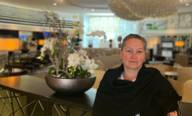 Verena Wogatai stands in the Hotel Hilton Munich Park