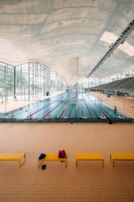 The Olympic swimming hall in Munich.