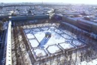 The Hofgarten in Winter in Munich