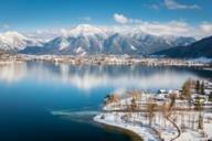 Tegernsee lake in wintertime