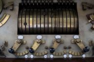 Sistema di controllo storico del carillon nel Neues Rathaus di Monaco di Baviera