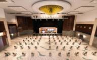 800m² ballroom at the Westin Grand Hotel am Arabellapark in Munich.