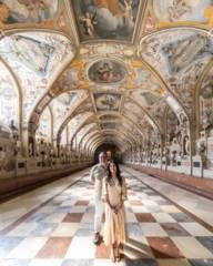 Philipp Heer und Virginia Duran im Antiquarium Residenz in München.