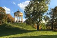 Monopteros in the Englischer Garten in Munich.