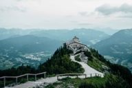 A hike to the Kehlsteinhaus is rewarded with an amazing panoramic view of the Berchtesgadener Land and the area around Salzburg.