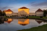 Le château de Nymphenburg au coucher du soleil