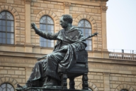 The monument to Max I. Joseph in front of the Residenz