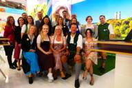 The partners of the Convention Bureau wore traditional Bavarian costumes at IBTM World 2022.