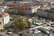 View at the Viktualienmarkt in Munich.