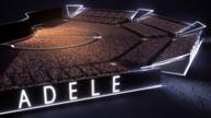 A model of the concert arena at Messe München for Adele's 2024 tour