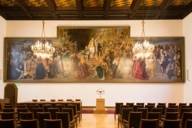 Inner space of the Neues Rathaus in Munich.