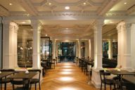 Entrance hall of Café Luitpold in Munich.