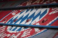 Grandstand of the Allianz Arena in Munich