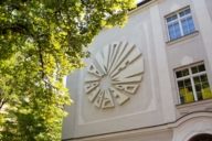 The Georg Elser memorial "8 November 1939" on a house wall in the Maxvorstadt district of Munich