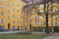 The listed residential area Borstei in Munich