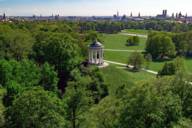 Monopteros in the Englischer Garten in Munich