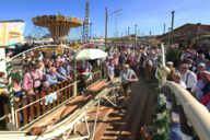 The traditional business Dicke Berta on the Oidn Wiesn in Munich