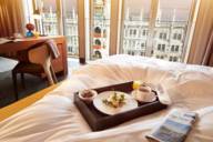 A room of the Beyond Hotel in Munich at Marienplatz.