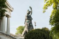 The monument Bavaria in Munich.