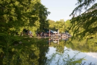 Café Gans am Wasser in Westpark in Munich.