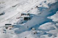 Lift station at Zugspitze mountain