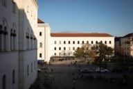 Ludwig-Maximilians-Universität building in the Maxvorstadt district of Munich