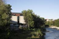 Le toit-terrasse du Deutsches Museum se trouve juste à côté de l'Isar.