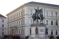 El monumento ecuestre al rey Luis I de Múnich