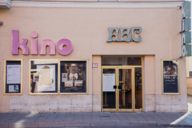 The outer facade of the ABC cinema in Schwabing in Munich.