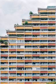 Flats in the Olympic Village in Munich.