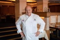 Alfons Schuhbeck in the restaurant.