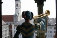 Glockenspiel nel Neues Rathaus di Monaco di Baviera